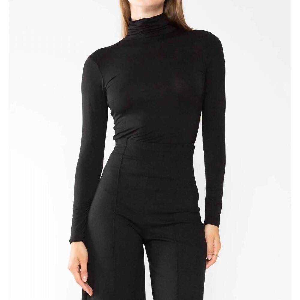 NEW RIPLEY RADER turtleneck top in black